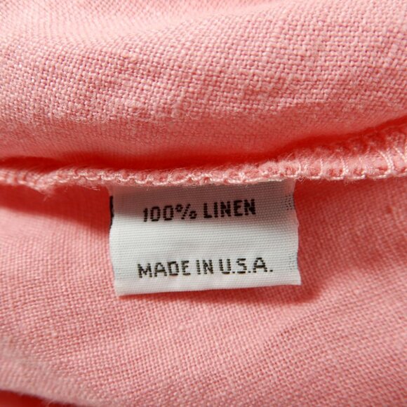 Bryn Walker Etta Shirt Top XXS Oversized Pink LINEN Cowl Neck Elbow Sleeve NEW - Picture 8 of 8